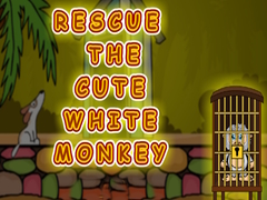 Гульня Rescue the Cute White Monkey