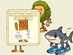 Гульня Tung Tung Sahur Coloring Book