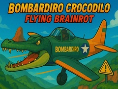 Гульня Bombardiro Crocodilo Flying Brainrot