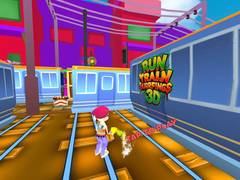 Гульня Train Surf Run 3D