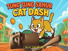 Гульня Tung Tung Sahur Cat Dash