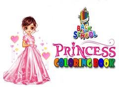 Гульня Back To School Princess Coloring Book
