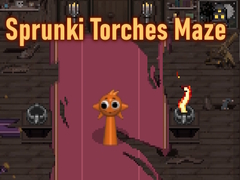 Гульня Sprunki Torches Maze