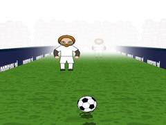 Гульня Idle Football Challenge 3d