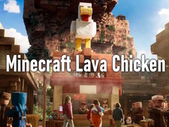 Гульня Minecraft Lava Chicken