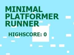 Гульня Minimal Platformer Runner