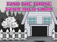 Гульня Find The Phone From Milk Farm