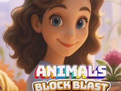 Гульня Animals Block Blast