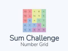 Гульня Sum Challenge Number Grid