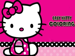 Гульня Easy Coloring Kitty
