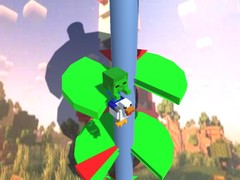 Гульня Chicken Jockey Helix Jump