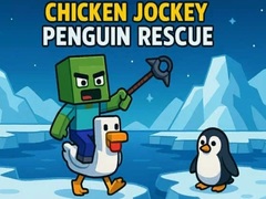 Гульня Chicken Jockey: Penguin Rescue