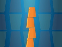 Гульня Cups Tower Builder