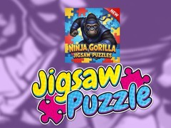 Гульня Ninja Gorilla Jigsaw Puzzles