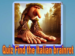 Гульня Quiz Find the Italian brainrot 