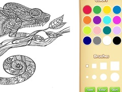 Гульня Adult Animal Coloring Book for Kids