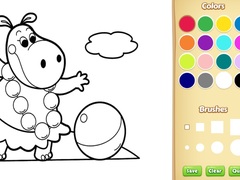 Гульня Baby Farm Animals Coloring Book for Kids