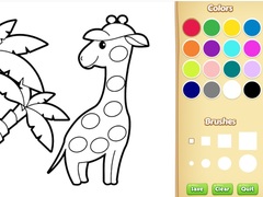 Гульня Easy Animal Coloring Book for Kids
