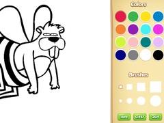 Гульня Funny Animal Coloring Book for Kids