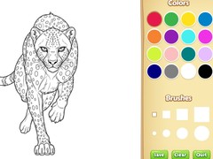 Гульня Wild Animals Coloring Book