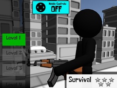 Гульня Stickman Gun Shooter 3D