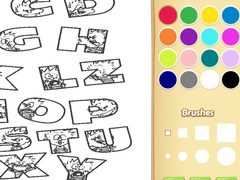 Гульня Alphabet Animal Coloring Book for Kids