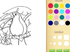 Гульня Amazon Rainforest Coloring Book for Kids
