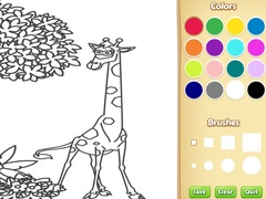 Гульня Jungle Animals Coloring Book for Kids