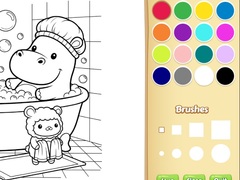 Гульня Cozy Friends Coloring Book for Kids