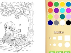 Гульня Cozy Coloring Book for Kids