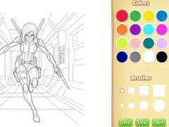 Гульня Wicked Coloring Book for Kids