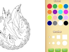 Гульня Mandala Coloring Book For Adults