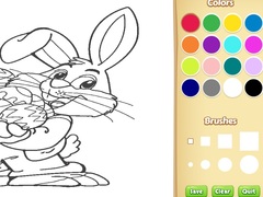 Гульня Easter Bunny Coloring Book for Kids