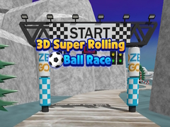Гульня 3D Super Rolling Ball Race