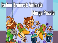 Гульня Italian Brainrot: Animals Merge Puzzle