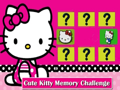 Гульня Cute Kitty Memory Challenge