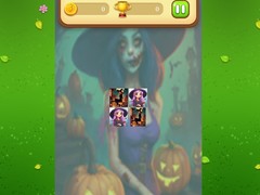 Гульня Halloween Witch Memory Match