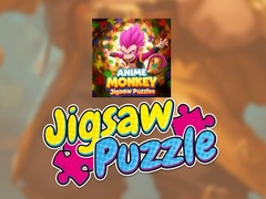 Гульня Anime Monkey Jigsaw Puzzles