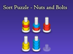 Гульня Sort Puzzle - Nuts and Bolts