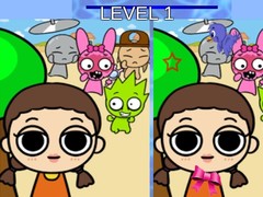 Гульня Sprunki and Squid Game Difference