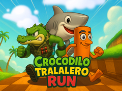Гульня Crocodilo Tralalero Run