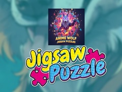Гульня Anime Wolf Jigsaw Puzzles