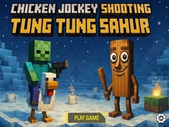 Гульня Chicken Jockey Shooting Tung Tung Sahur