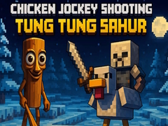 Гульня Chicken Jockey Shooting Tung Tung Sahur