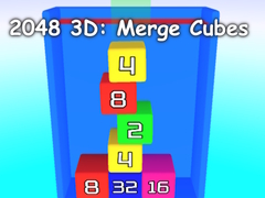 Гульня 2048 3D: Merge Cubes
