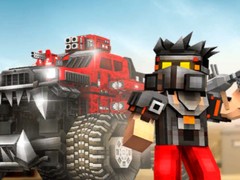 Гульня Blocky Cars: Car Battle