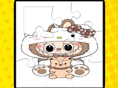 Гульня Labubu Jigsaw Puzzles for Kids Game