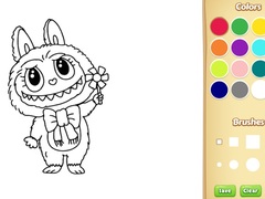 Гульня Labubu Doll Coloring Book for Kids