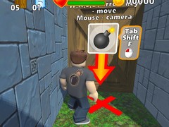 Гульня Obby: Bomberman