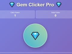 Гульня Gem Clicker Pro
